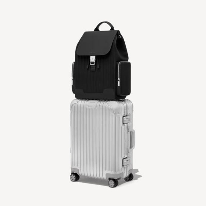 rimowa neverstill leather backpack large
